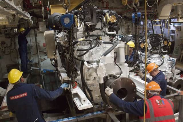 Workers at BAE Systems