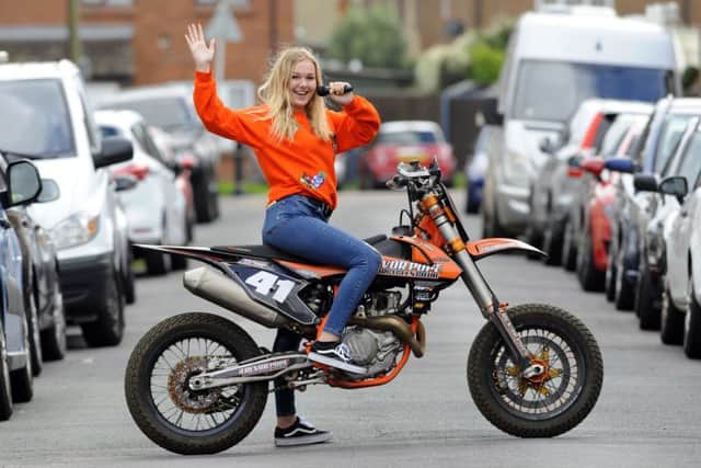 Dion Light sang at a major Motocross event at Matterley Basin Picture: Malcolm Wells