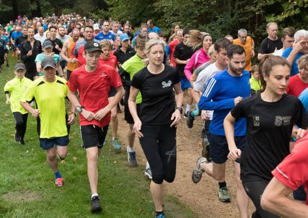 The start of Havant parkrun at Staunton Country Park. Picture: Keith Woodland