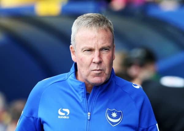 Pompey boss Kenny Jackett. Picture: Joe Pepler