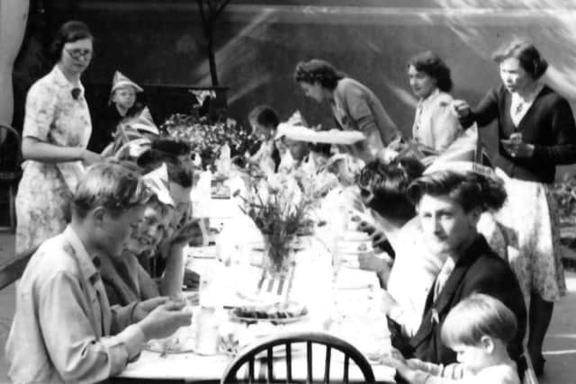 A coronation party in Moulin Avenue, Southsea.