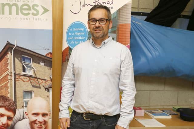 Paul Hutchings, project manager at John Pounds, at the launch of Street Support