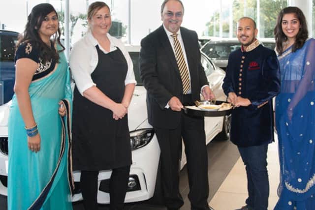 From left to right: Bhagyashree Shah, Claire Hopkins , Mark Trapani, Faz Ahmed and Roopa Amlani. Picture: Roger Forman