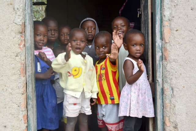 Primary school children take a quick break from the classroom