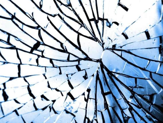 A smashed mirror is said to bring seven years of bad luck
