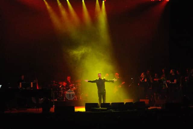 Marc Almond onstage at Portsmouth Guildhall. Picture: Paul Windsor