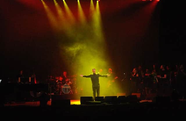 Marc Almond onstage at Portsmouth Guildhall. Picture: Paul Windsor