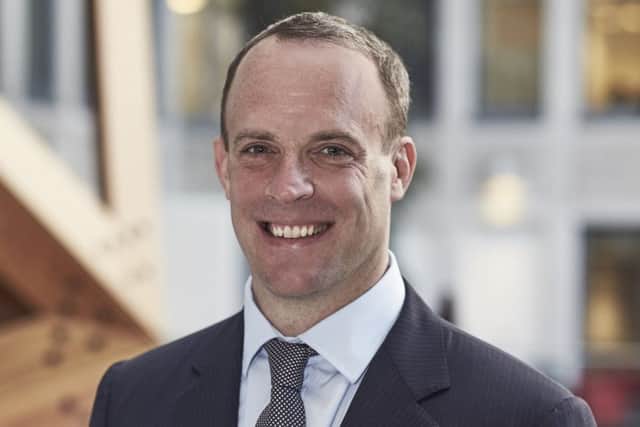 Justice minister Dominic Raab