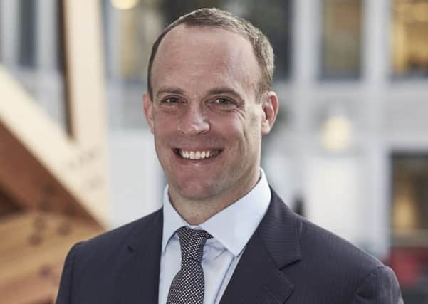 Justice minister Dominic Raab