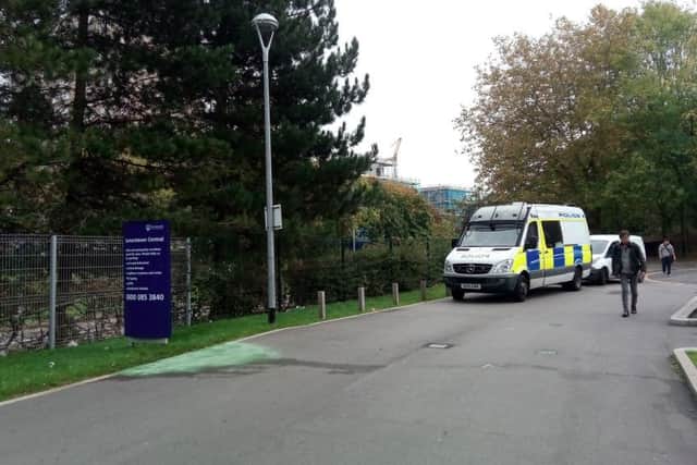 Sedgley Close, in Southsea, where police are investigating a stabbing which happened around 4am today.