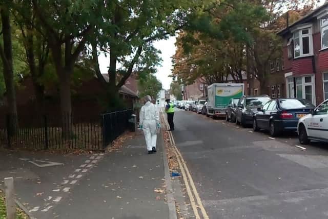 Sedgley Close, in Southsea, where police are investigating a stabbing which happened around 4am today.