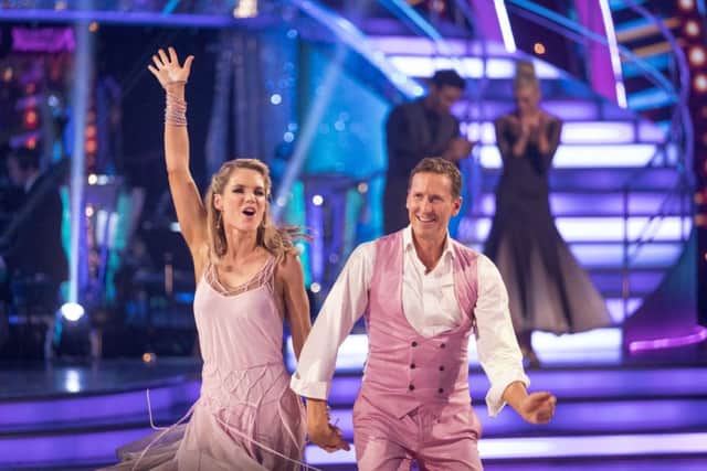 Hawkins and her partner Brendan Cole were eliminated from Strictly on Sunday night. Picture: Guy Levy/BBC/PA Wire