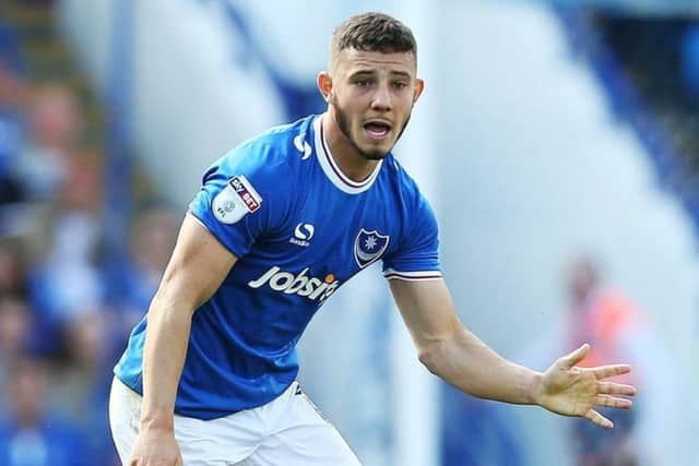 Pompey striker Conor Chaplin