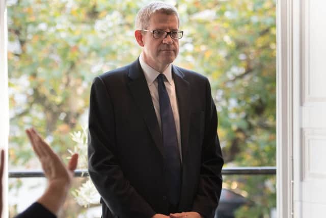 Director General of MI5 Andrew Parker delivers a speech in central London, on the security threat facing Britain. Picture: Stefan Rousseau/PA Wire