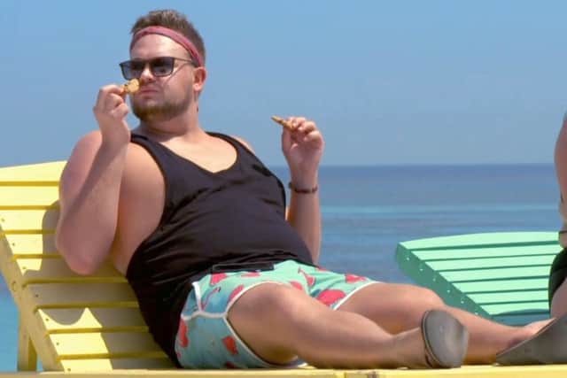 18-stone David West will appear on The 18-30 Stone Holiday