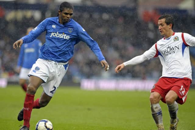 Kanu takes on Morten Gamst Pedersen. Picture: Steve Reid