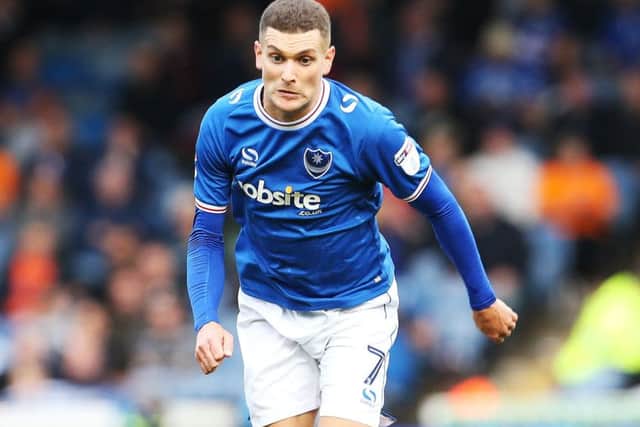 Pompey midfielder Stuart O'Keefe is on a season-long loan from Cardiff Picture: Joe Pepler