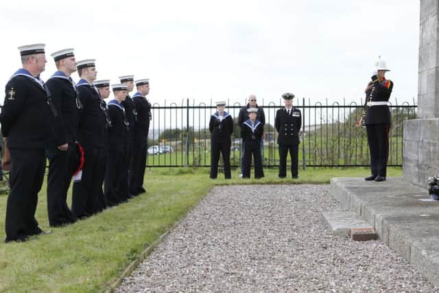 The service of commemoration for Nelson at Portsdown Hill yesterday
