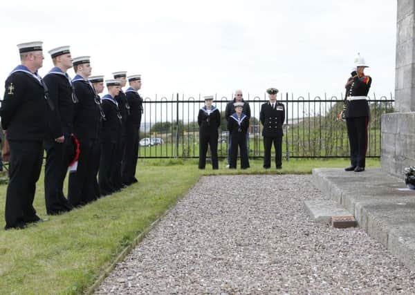 The service of commemoration for Nelson at Portsdown Hill yesterday