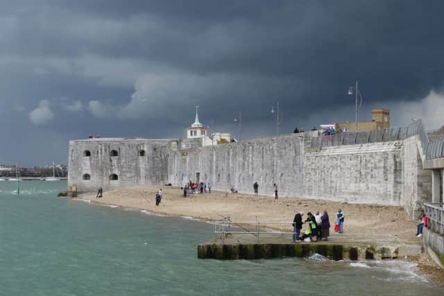The Hotwalls in Old Portsmouth. Picture: Wiki Commons (Labelled for reuse)