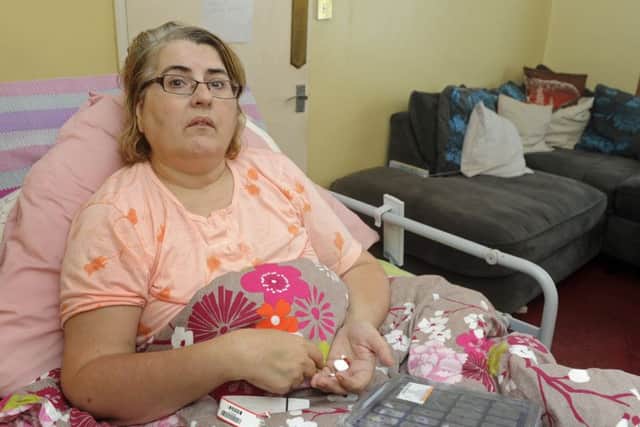 Sheila Evenden who is severely disabled is hoping that her home in Portchester can be made more accommodating for her to live in     Picture: Ian Hargreaves