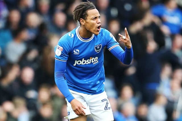 Pompey winger Kyle Bennett Picture: Joe Pepler