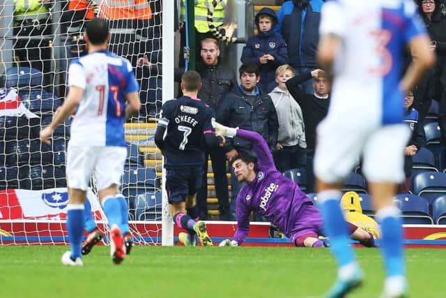 Bradley Dack opened the scoring for Blackburn Rovers in the 38th minute Picture: Joe Pepler