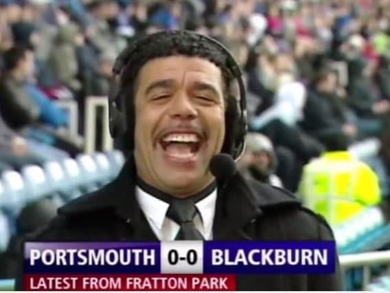 Chris Kamara realises he's failed to see Anthony Vanden Borre be sent off