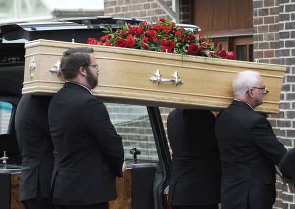 The funeral of Jill Wright was held in The South Chapel at Portchester Crematorium 

Picture: Malcolm Wells (171023-0185)