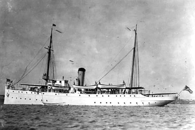 The United States Coastguard Cutter Tampa torpedoed with the loss of three Portsmouth men.
