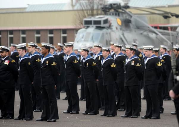 Sailors pictured at HMS Sultan  Picture: Ian Hargreaves  (100481-8)