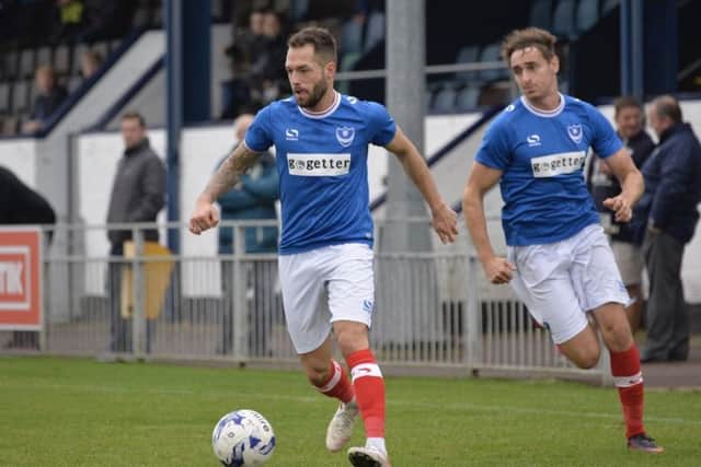 Milan Lalkovic returned for Pompey Reserves on Tuesday. Picture: Colin Farmery