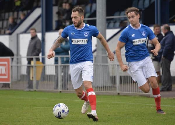 Milan Lalkovic returned for Pompey Reserves on Tuesday. Picture: Colin Farmery