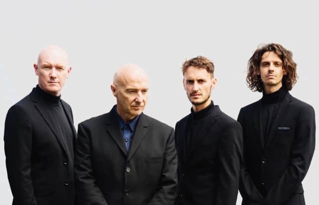 Midge Ure's new band Band Electronica. From left: Russell Field, Midge Ure, Joseph O'Keefe and Cole Stacey.                    

Picture: Andy Siddens.
