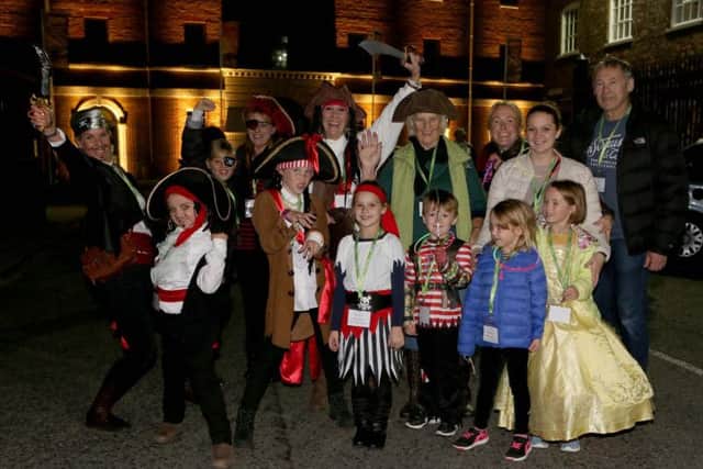 Youngsters on the Starlit Walk