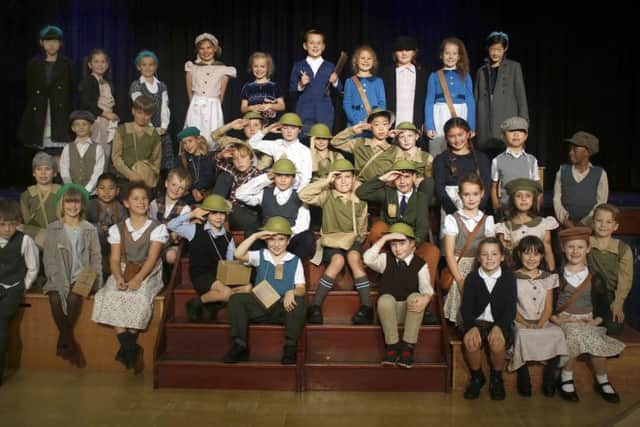 St John's College pupils in Doing Our Bit For The Nation