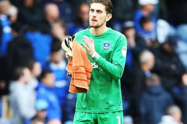Pompey keeper Luke McGee Picture: Joe Pepler