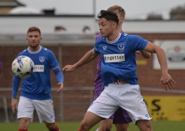 Ceykan Karagozlu in action for Pompey reserves against Bristol City in midweek Picture: Colin Farmery