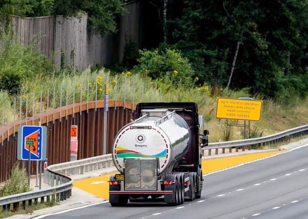 Part of the M3 has been converted into a smart motorway with emergency refuge points. Picture: Stuart Thompson Photography