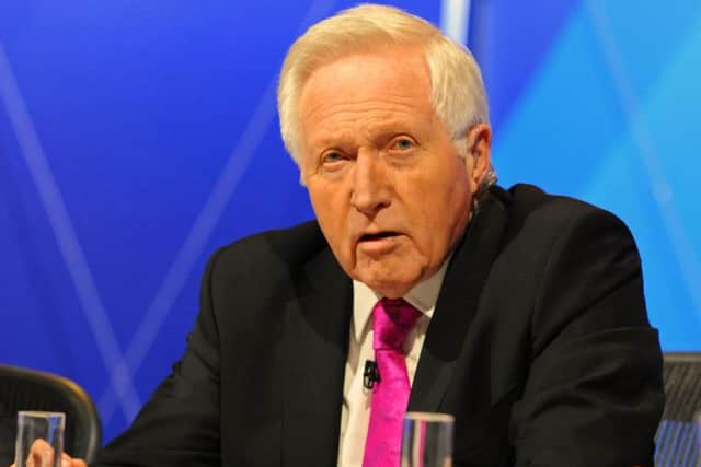Host of Question Time David Dimbleby. Picture: Sarah Standing