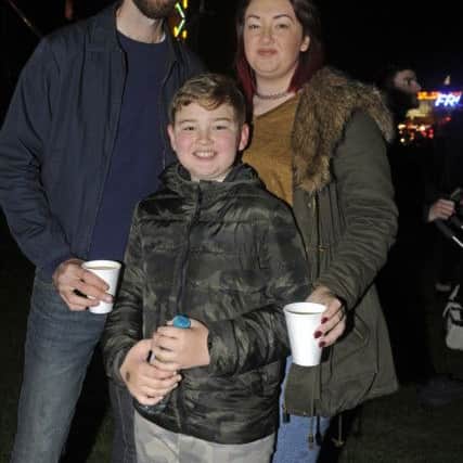 Chris and Emma Kay and their son Harvey (nine). Picture by Ian Hargreaves