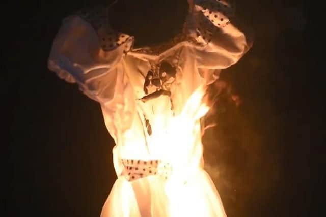 An image from the video