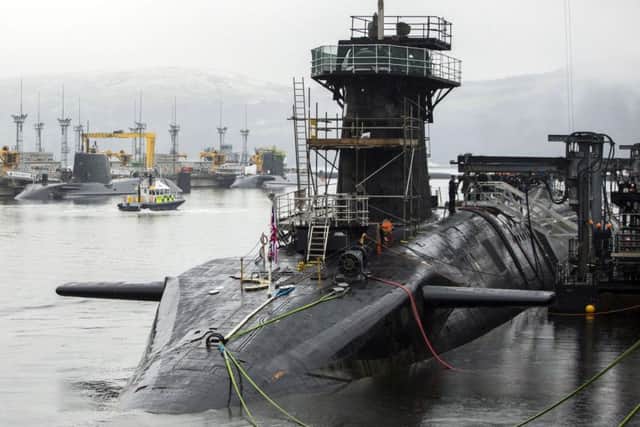 Vanguard-class submarine HMS Vigilant Picture: Danny Lawson/PA Wire