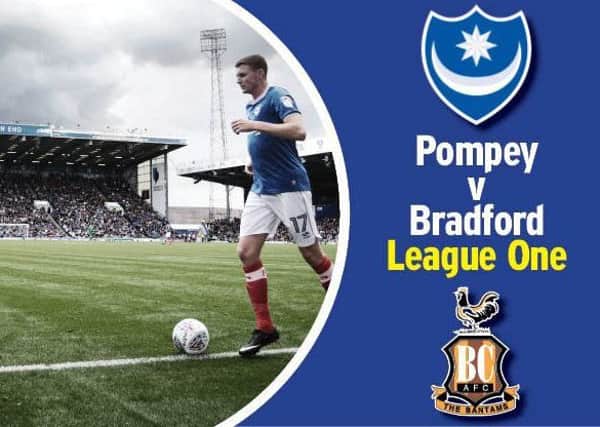 Pompey entertain Bradford in League One today