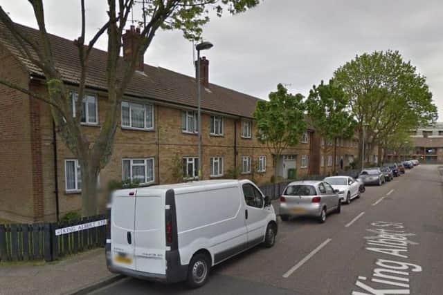 King Albert Street in Portsmouth where a boy and a man were robbed at knifepoint (image via Google Maps)