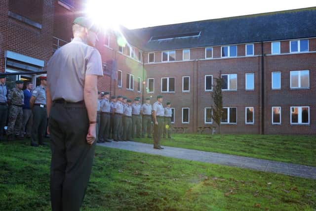 Royal Marines gather for the Corps birthday Picture: LPhot Sean Gascoigne