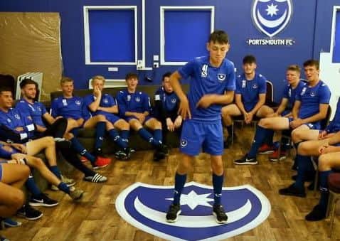 Pompey Academy strut their stuff in association with joe.co.uk