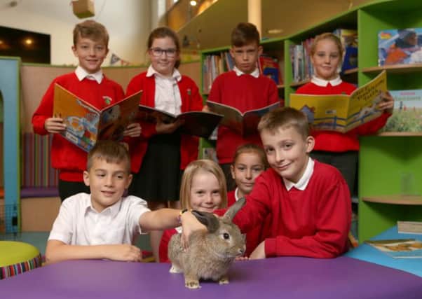 Nibbles and Cupcake with pupils at Gosport's Newtown C of E Primary School 
Picture : Habibur Rahman