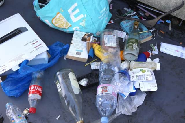 Some of the mess left by the rough sleepers who have moved into Priory View. Picture: Habibur Rahman PPP-171027-133550001