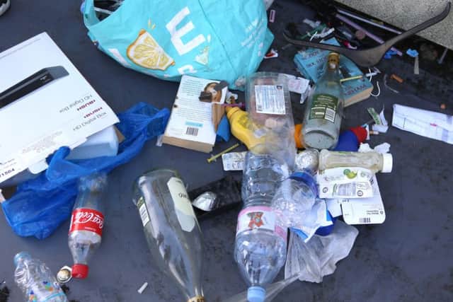 Some of the mess left by the rough sleepers who have moved into Priory View. 
Picture: Habibur Rahman PPP-171027-133550001